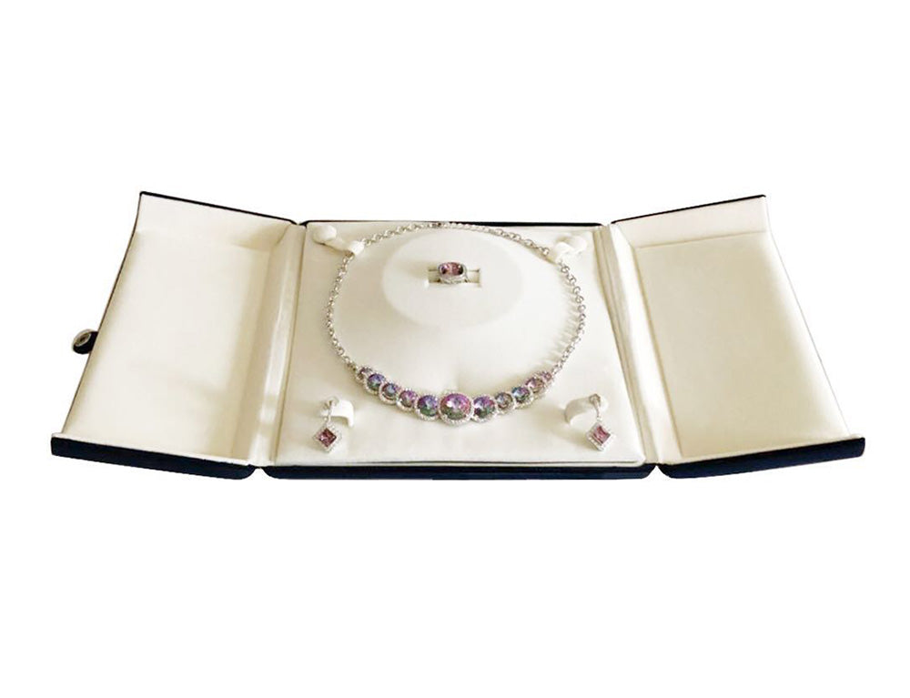 Blue Velvet Jewelry Box  (Jewelry Set)