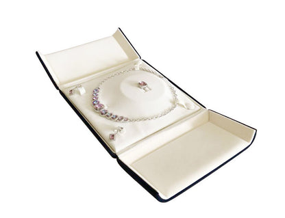 Blue Velvet Jewelry Box  (Jewelry Set)