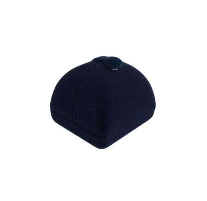 Blue Velvet Ring Box