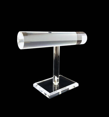 Modern Design High Grade Acrylic T-Bar Bracelet Necklace Jewelry Stand Holder